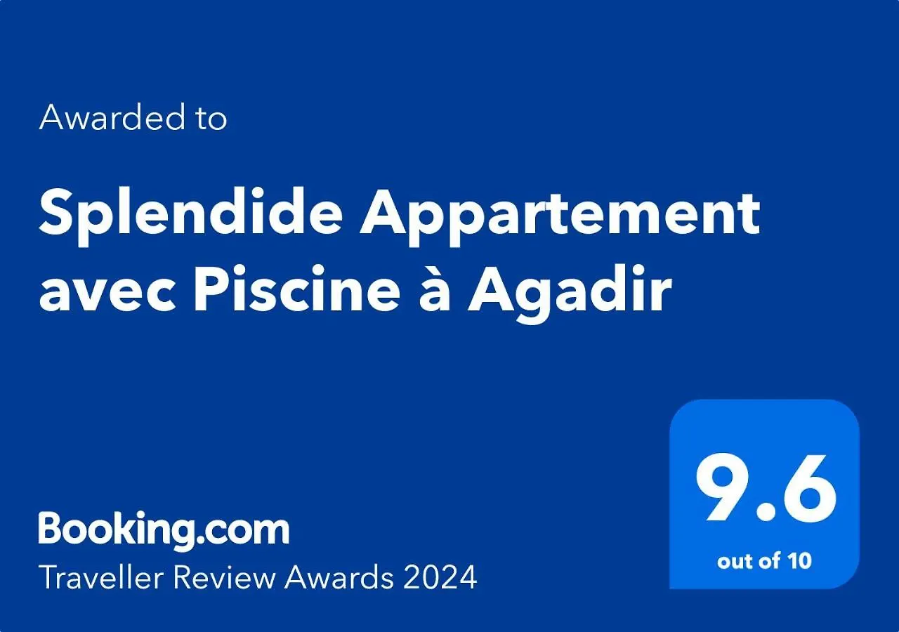 Апартаменты Splendide Appartement Avec Piscine A Агадир